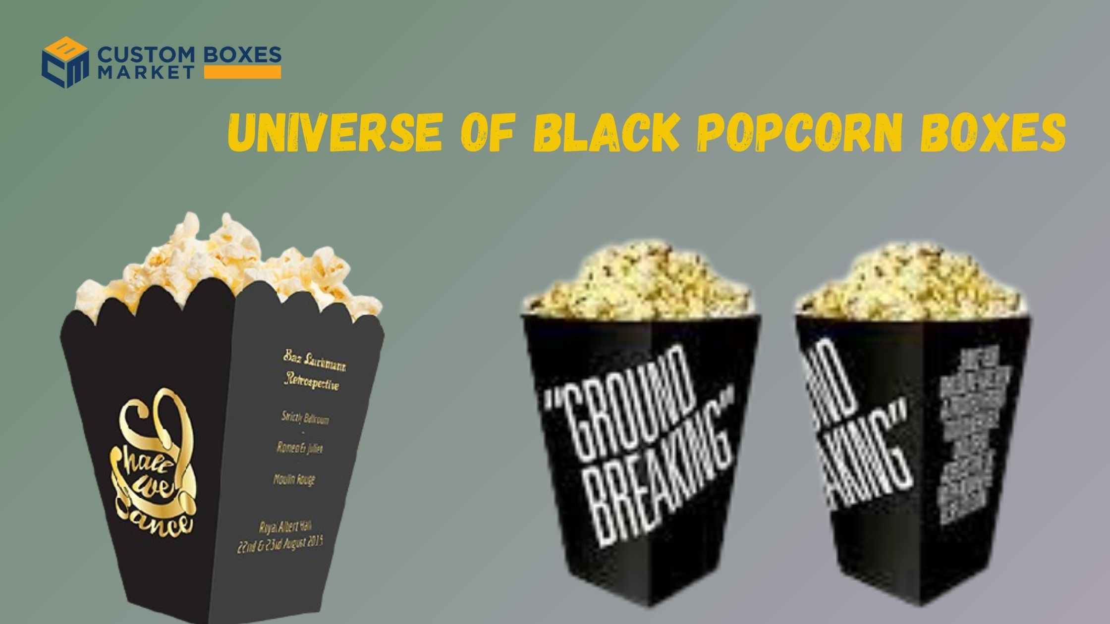 How Custom Printed Popcorn Boxes Enhance The Snacking Experience